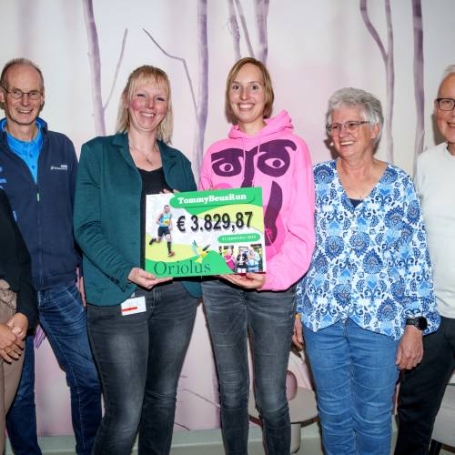 TommyBeusRun door SKB levert ruim 3.800 euro op voor Oriolus